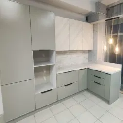 Кухня Виола Олива Диагональ Жемчуг